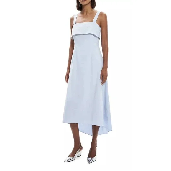 Theory | Dresses | Theory Linenblend Midi Dress | Poshmark